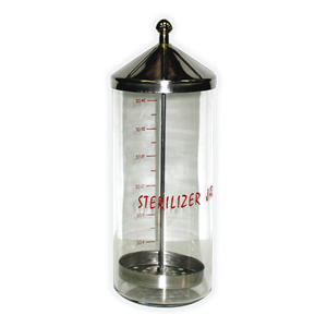 סטריליזטור מיכל זכוכית 